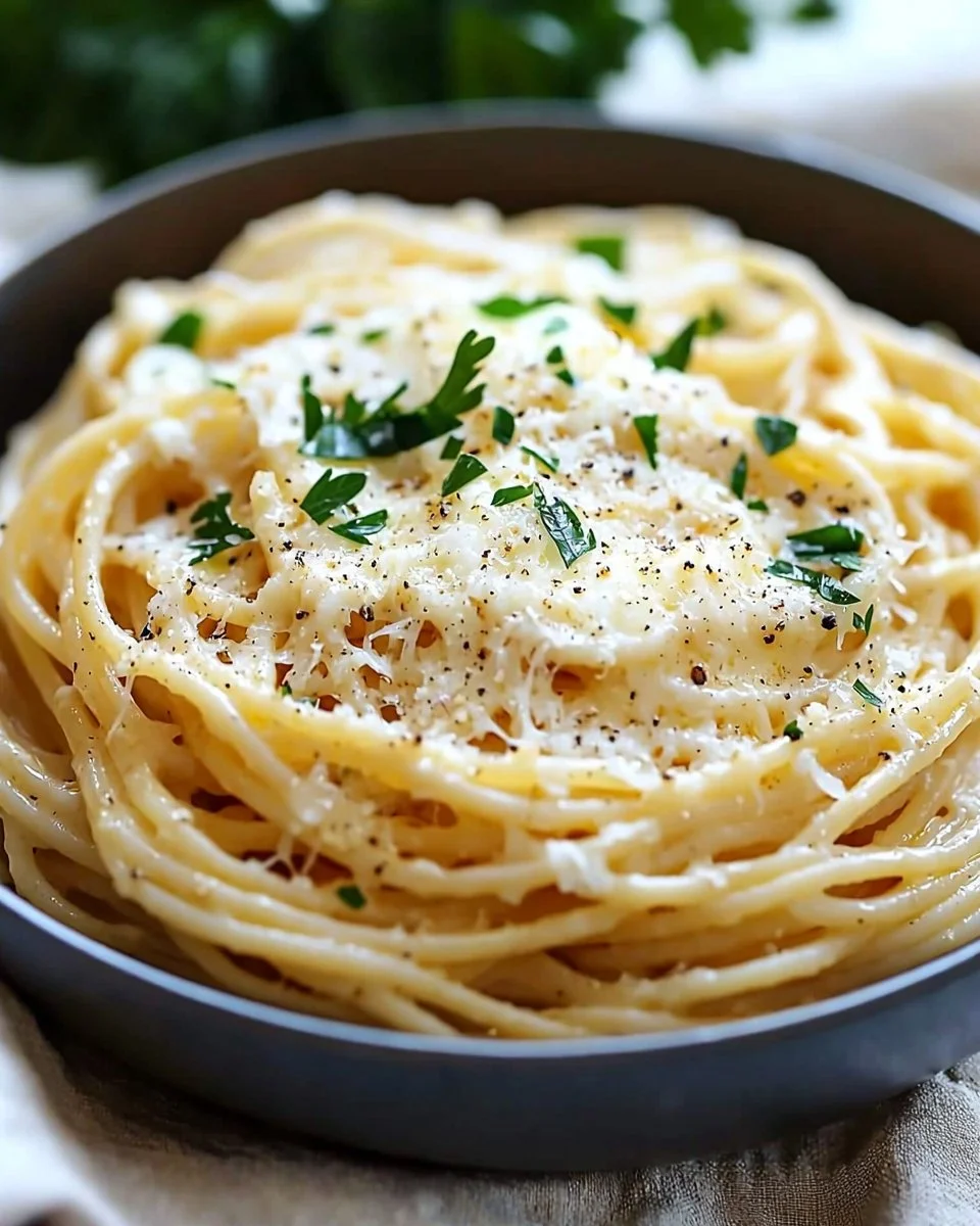 Cheesy Garlic Parmesan Spaghetti
