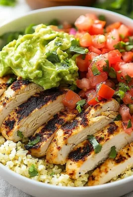 Delicious Chicken Burrito Bowl with fresh ingredients and vibrant colors