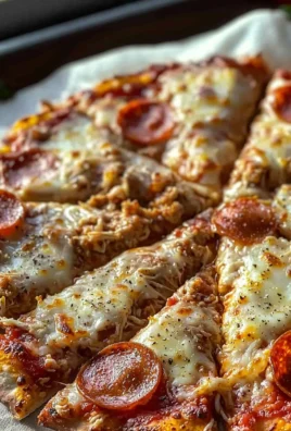 Delicious Chicken Crust Pizza served with fresh toppings