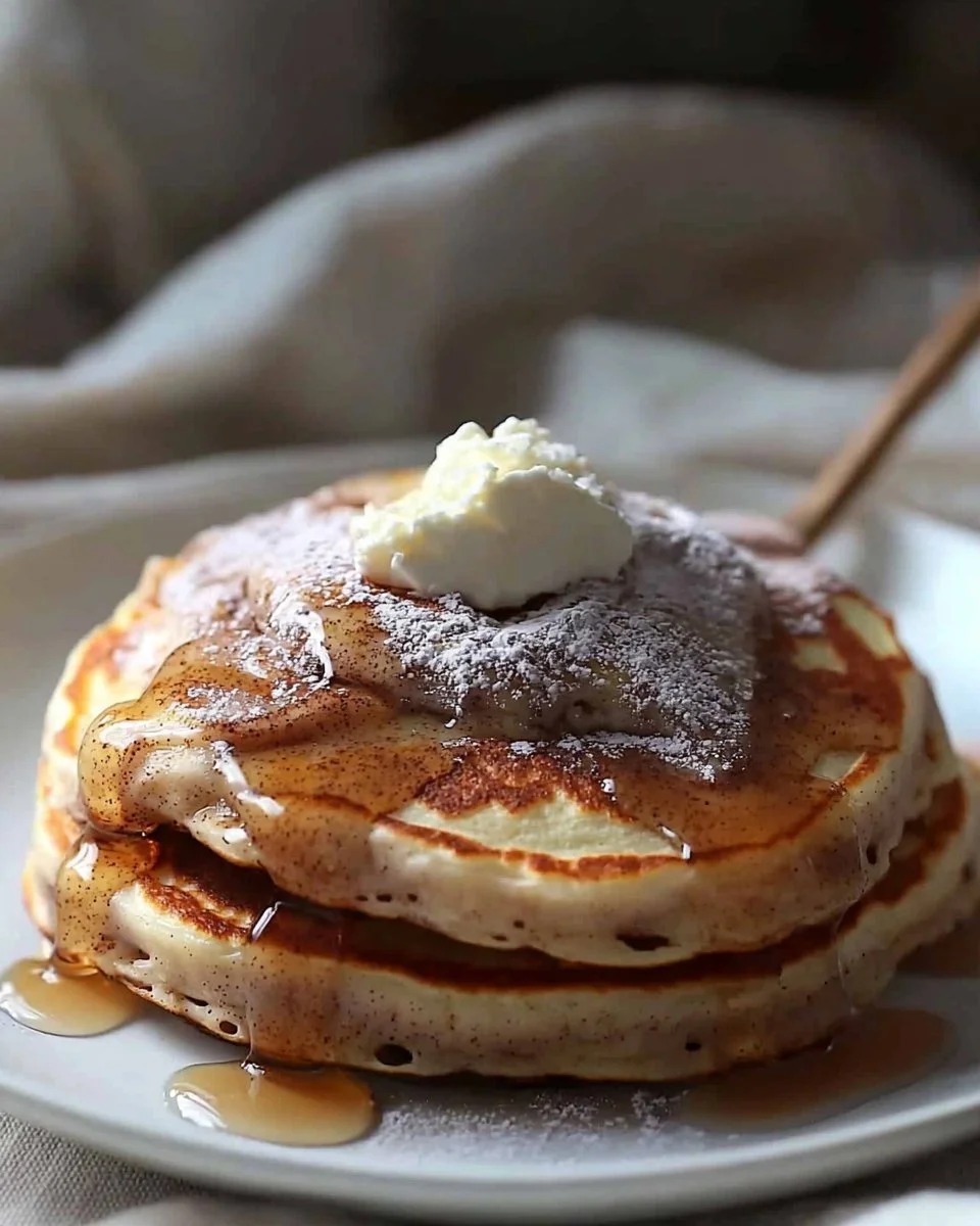 Cinnamon Roll Pancakes