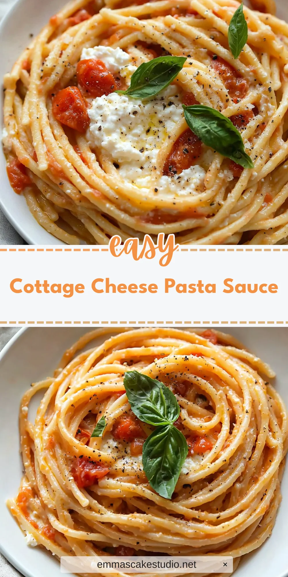 Cottage Cheese Pasta Sauce