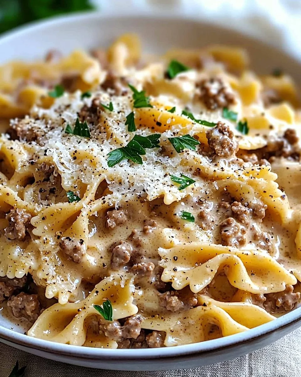 Creamy Beef Pasta