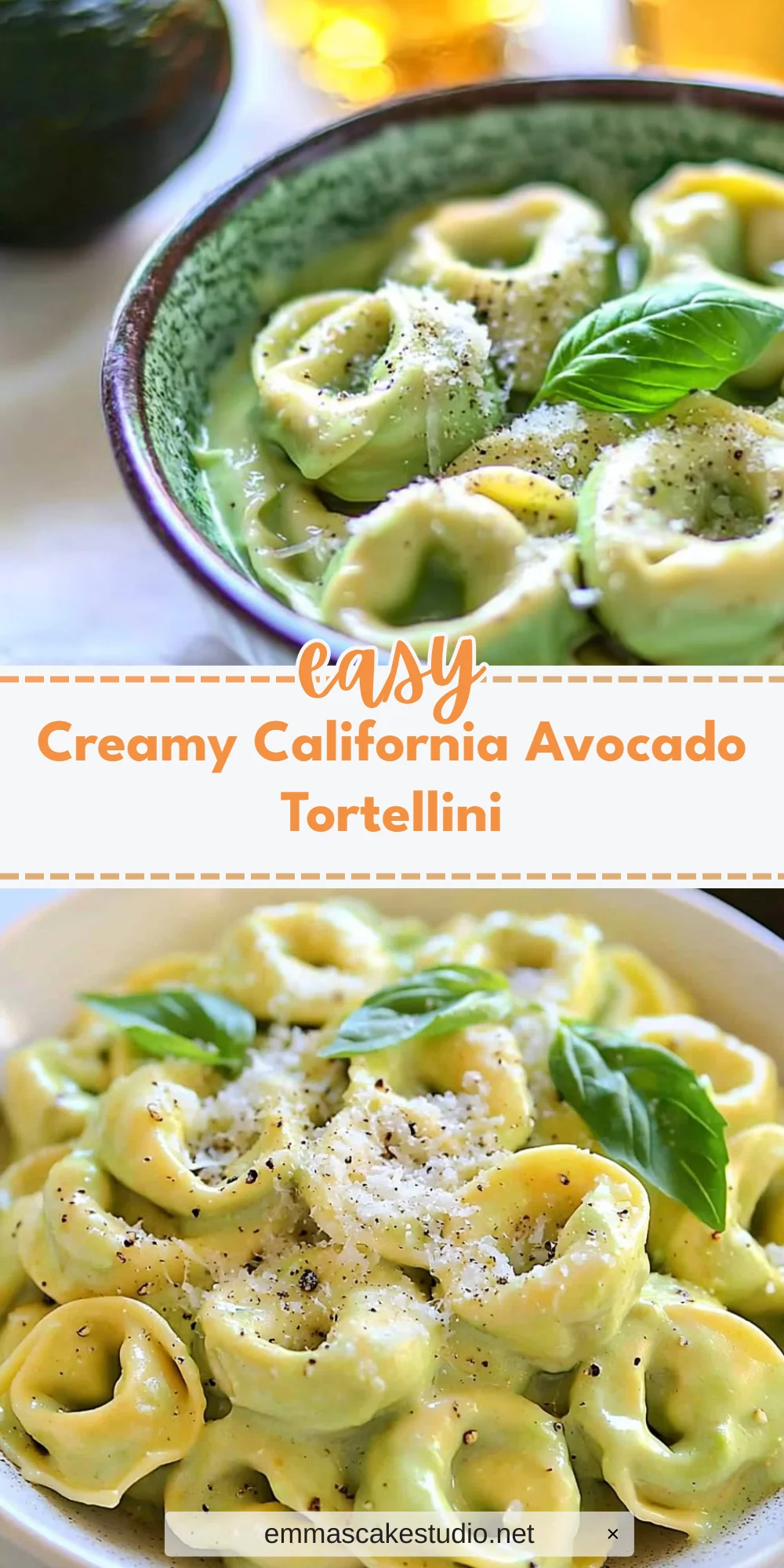 Creamy California Avocado Tortellini