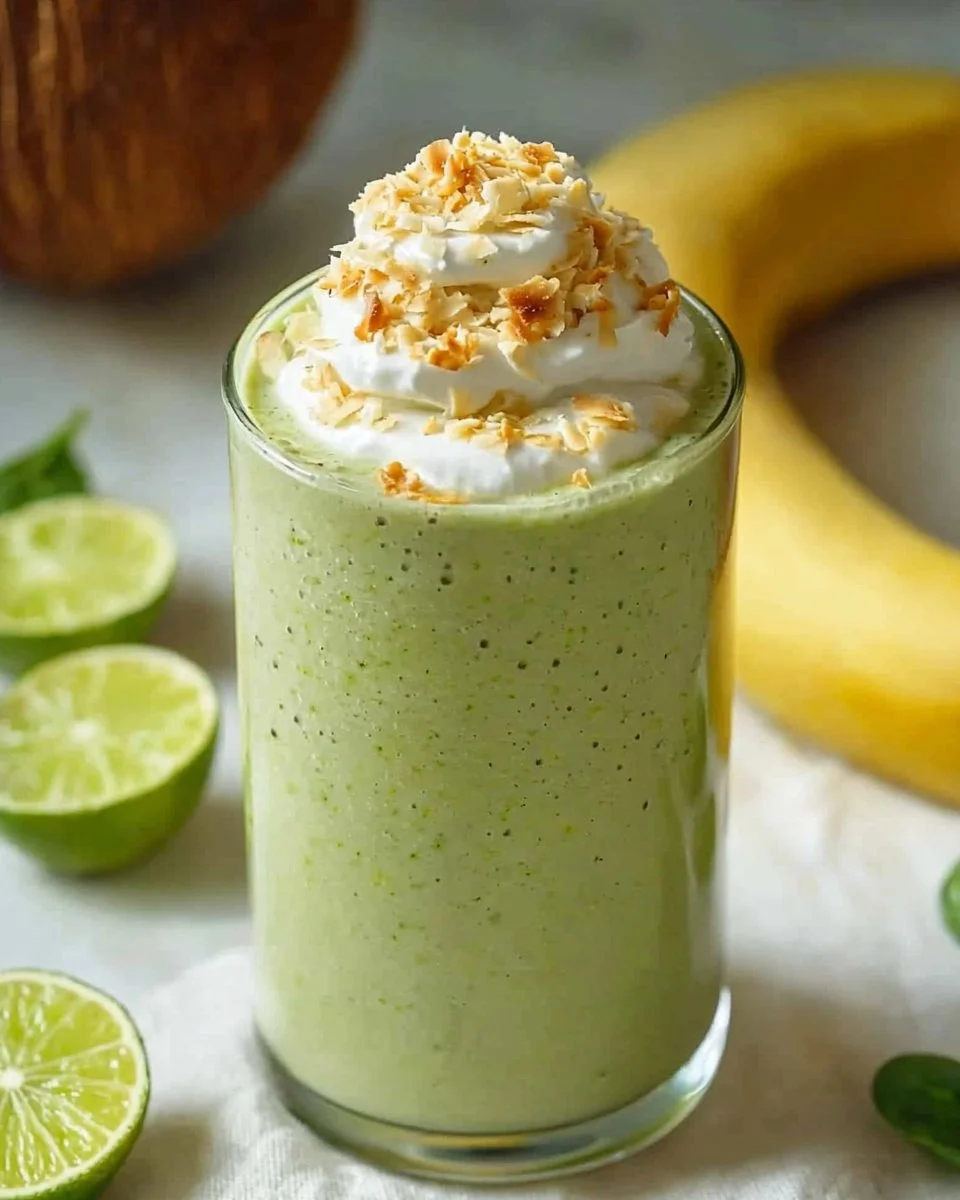 Creamy Coconut Key Lime Pie Smoothie
