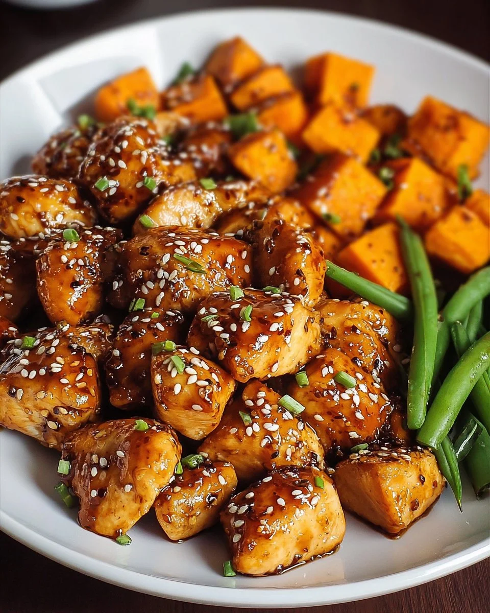 Discover the Best Honey Garlic Chicken and Sweet Potato Recipe for a Quick and Delicious Dinner