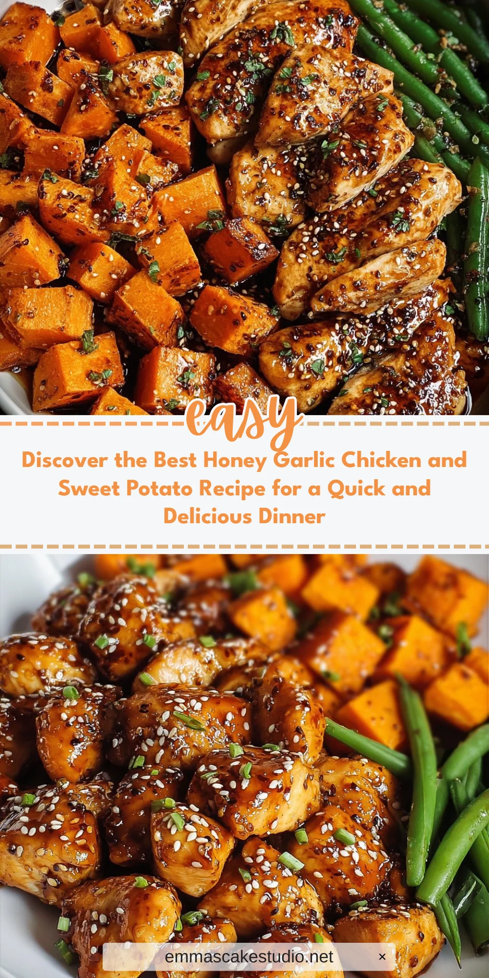 Discover the Best Honey Garlic Chicken and Sweet Potato Recipe for a Quick and Delicious Dinner