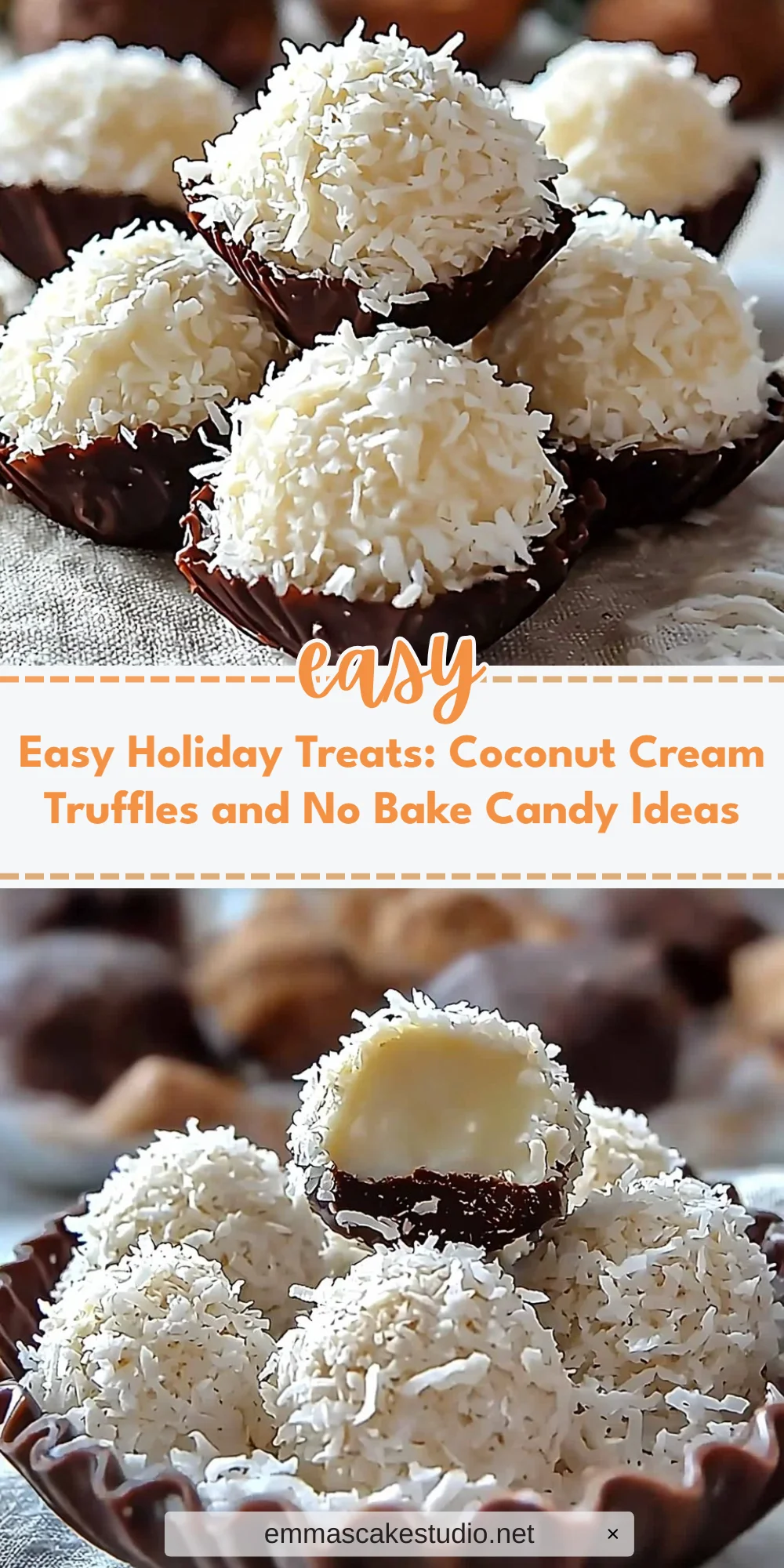 Easy Holiday Treats: Coconut Cream Truffles and No Bake Candy Ideas