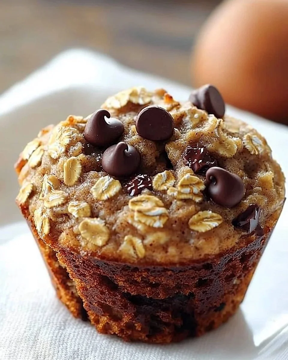 Fearless 3-Day Oatmeal Chocolate Chip Breakfast Muffins