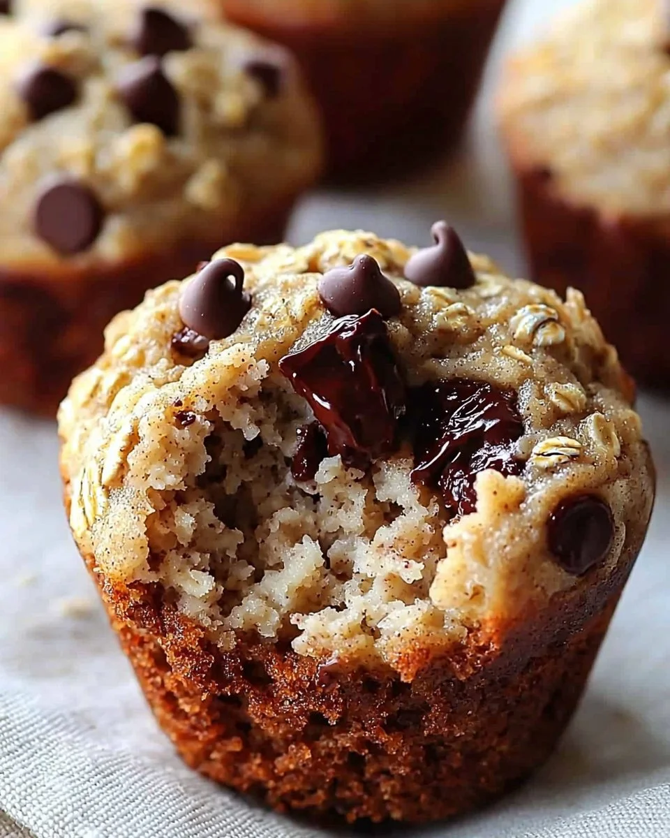 Fearless 3-Day Oatmeal Chocolate Chip Breakfast Muffins