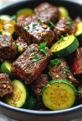 Garlic Butter Steak Bites served in a plate, perfect for a quick dinner