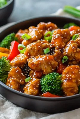 Delicious General Tso's Chicken served in a vibrant dish with vegetables