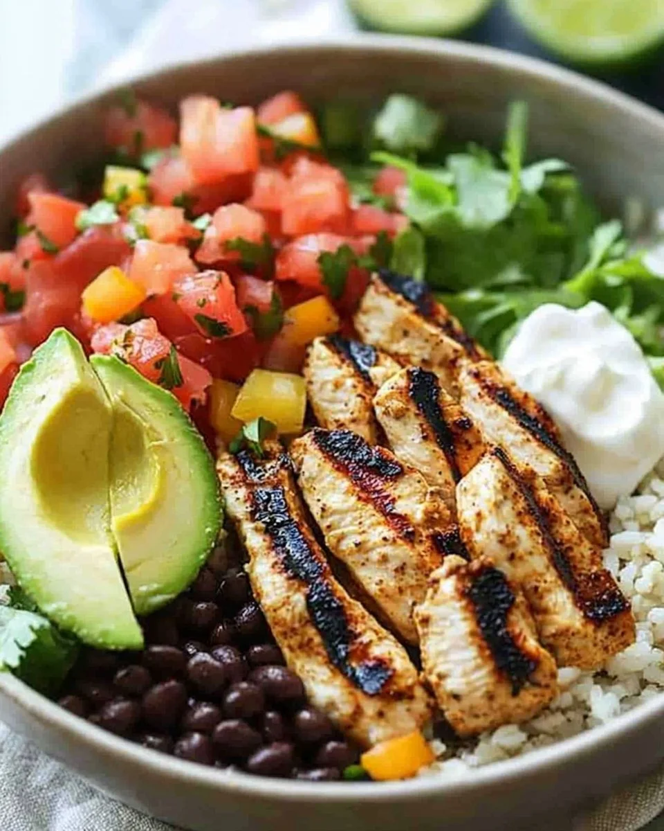 Grilled Chicken Burrito Bowl