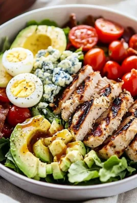 Delicious Grilled Chicken Cobb Salad with fresh ingredients and vibrant colors