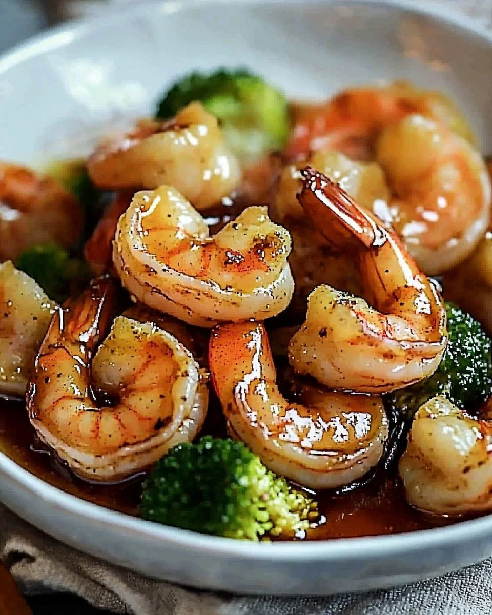 High-Protein Honey Garlic Shrimp