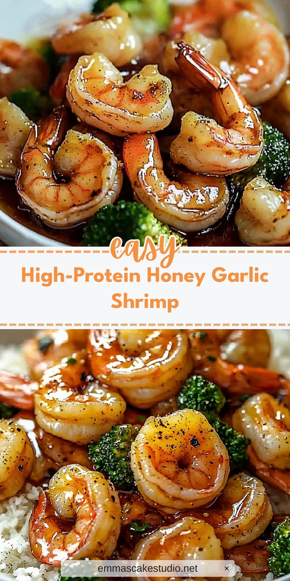 High-Protein Honey Garlic Shrimp