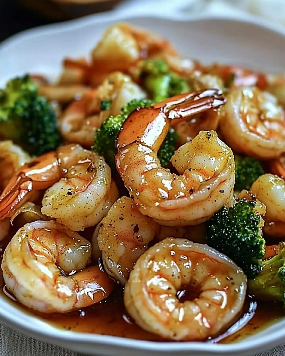 High-Protein Honey Garlic Shrimp