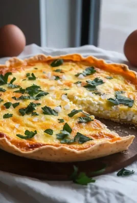 Delicious high protein quiche, gluten-free and nutritious, served on a plate