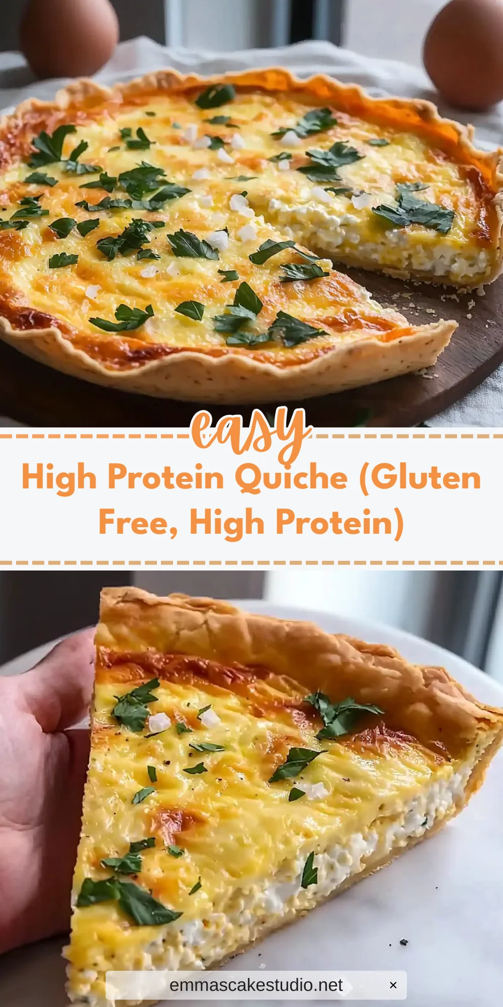 High Protein Quiche (Gluten Free, High Protein)