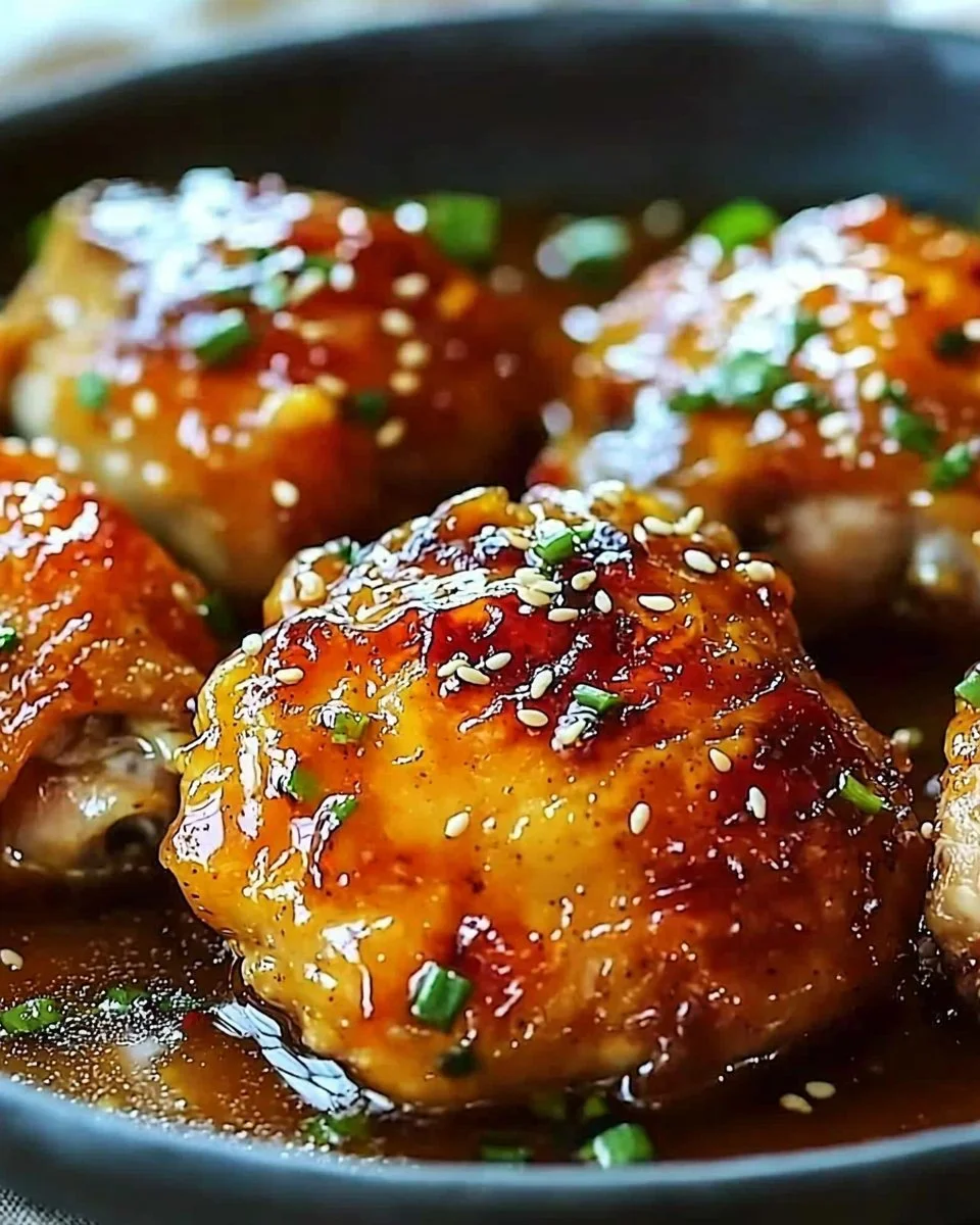 Honey Garlic Chicken Thighs