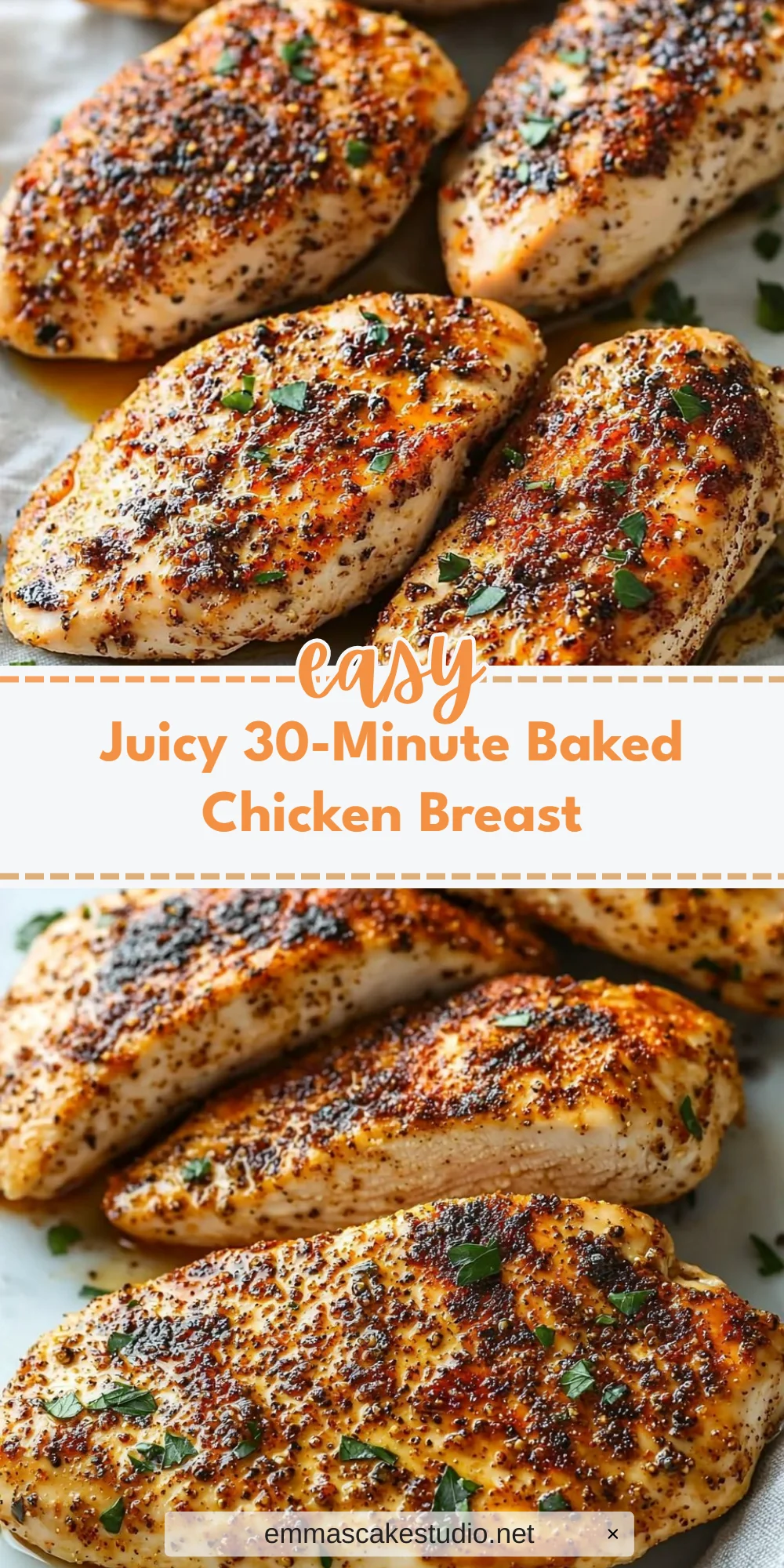 Juicy 30-Minute Baked Chicken Breast