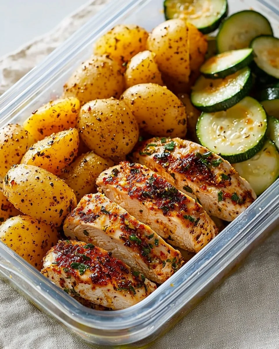 Lemon Garlic Chicken Meal Prep