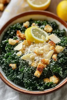 Fresh Lemon Parm Kale Salad with lemon and parmesan cheese