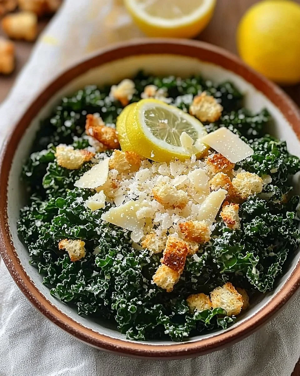 Lemon Parm Kale Salad