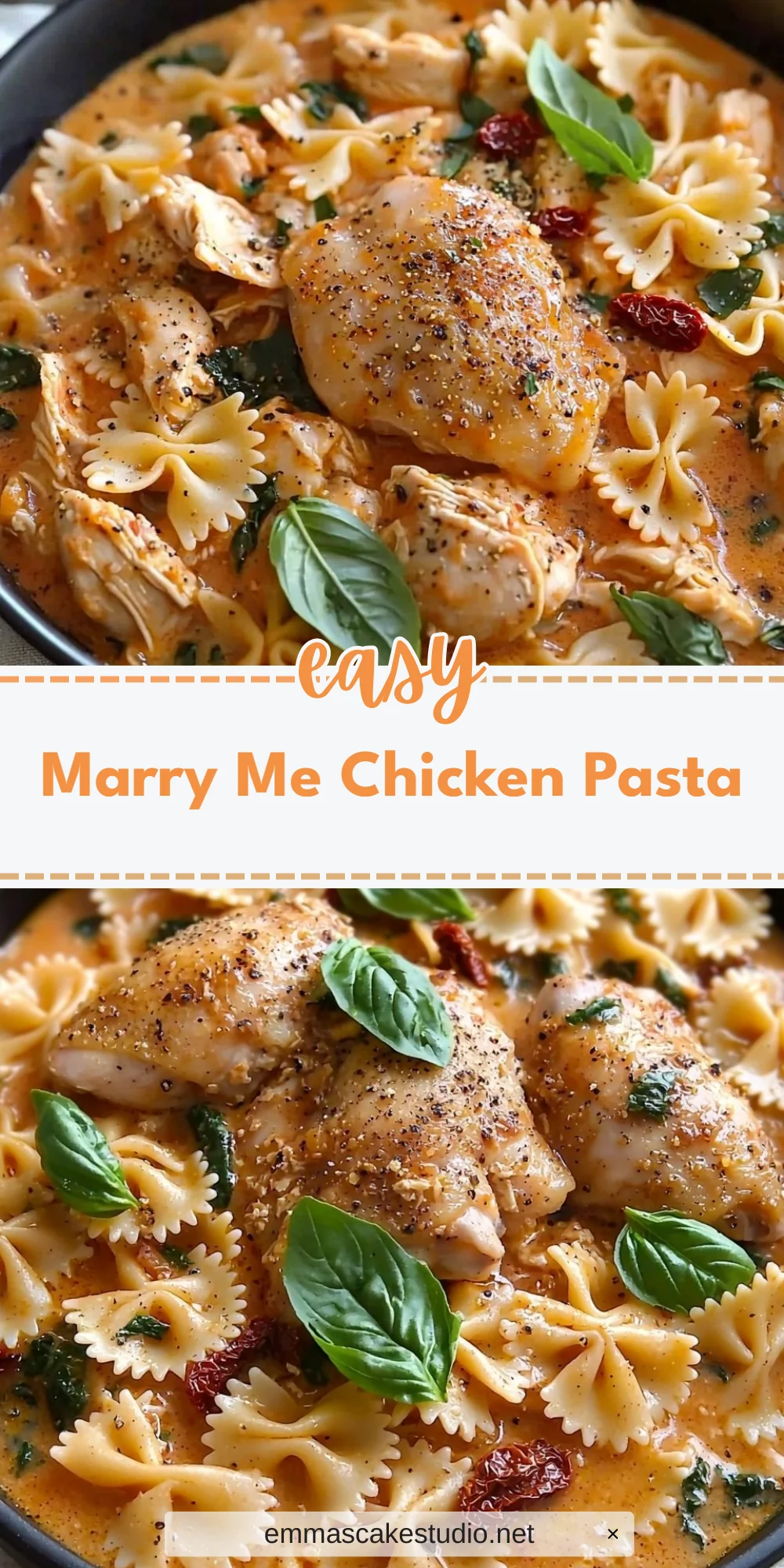 Marry Me Chicken Pasta