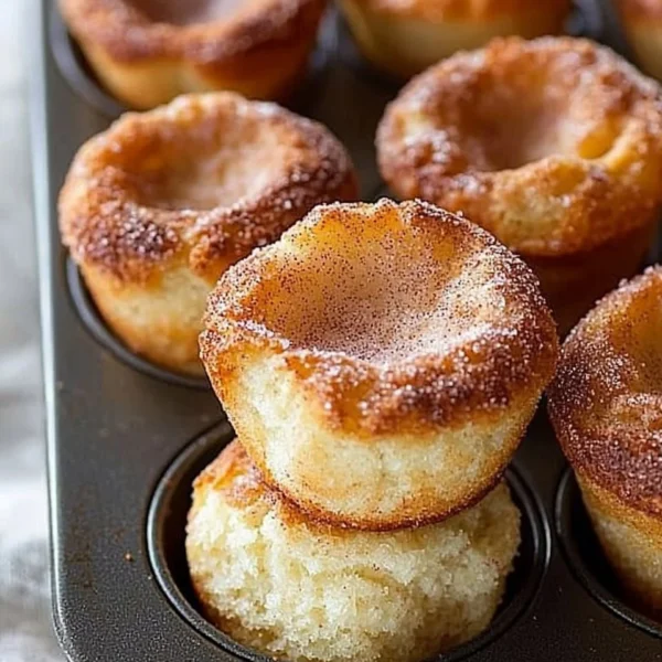 Mini French breakfast puffs served on a plate, perfect for brunch.