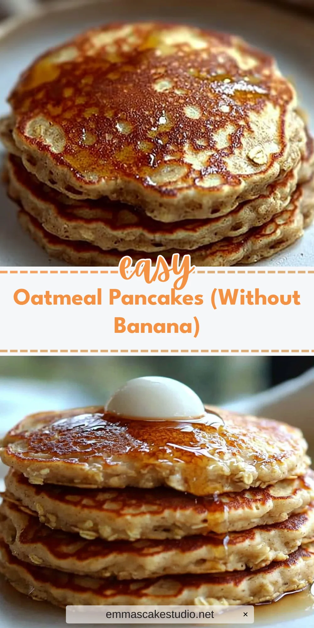 Oatmeal Pancakes (Without Banana)