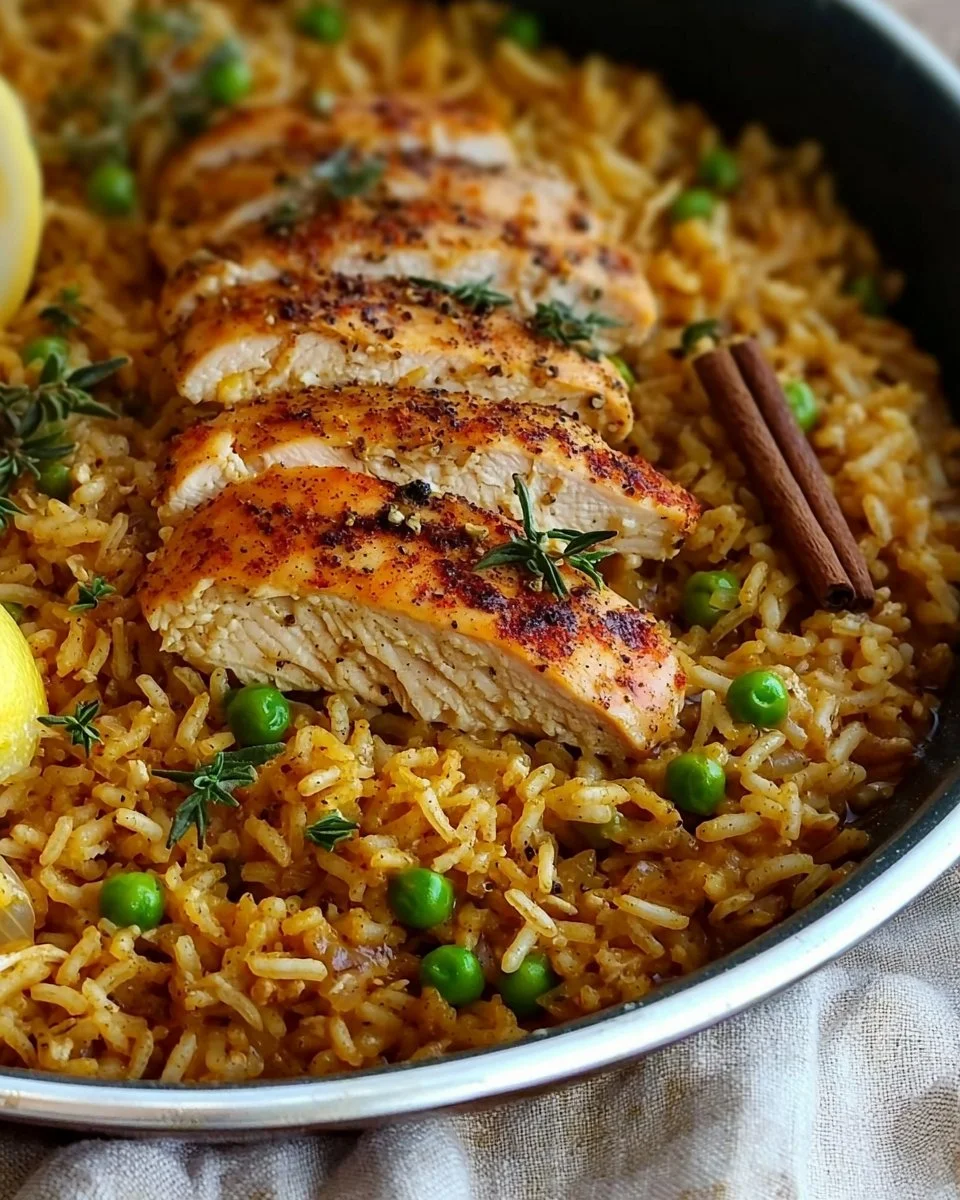 One Pan Mediterranean Chicken And Rice