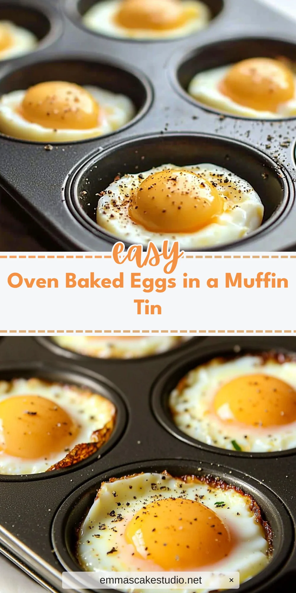 Oven Baked Eggs in a Muffin Tin