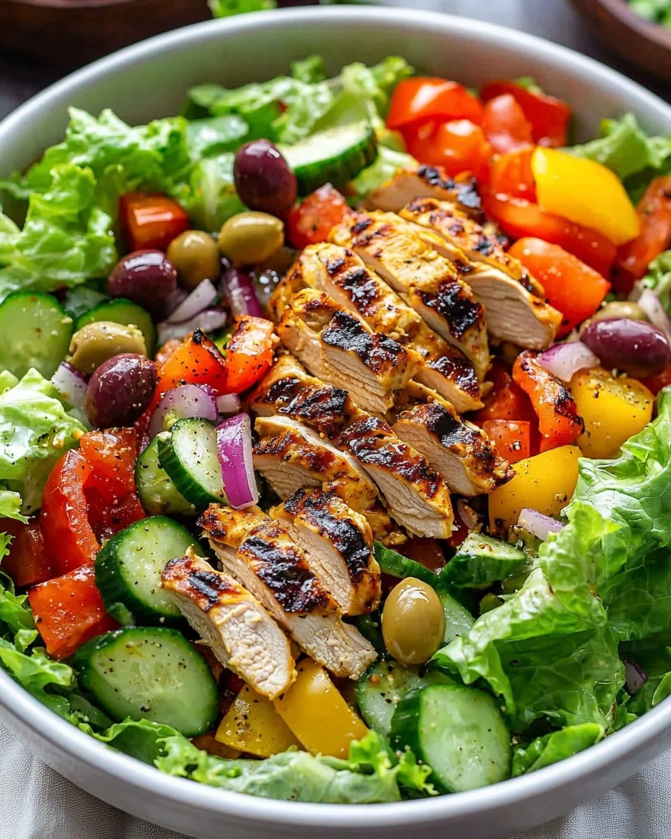 Peruvian Grilled Chicken Salad
