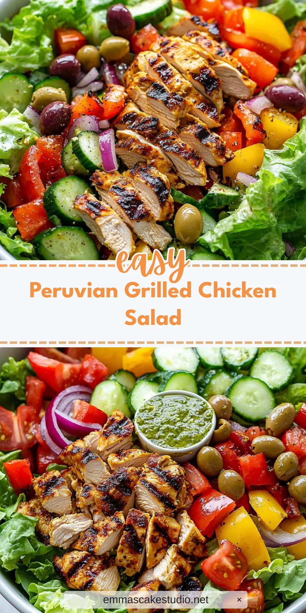 Peruvian Grilled Chicken Salad