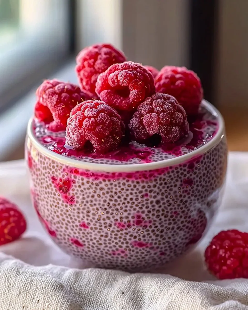 Raspberry Chia Pudding