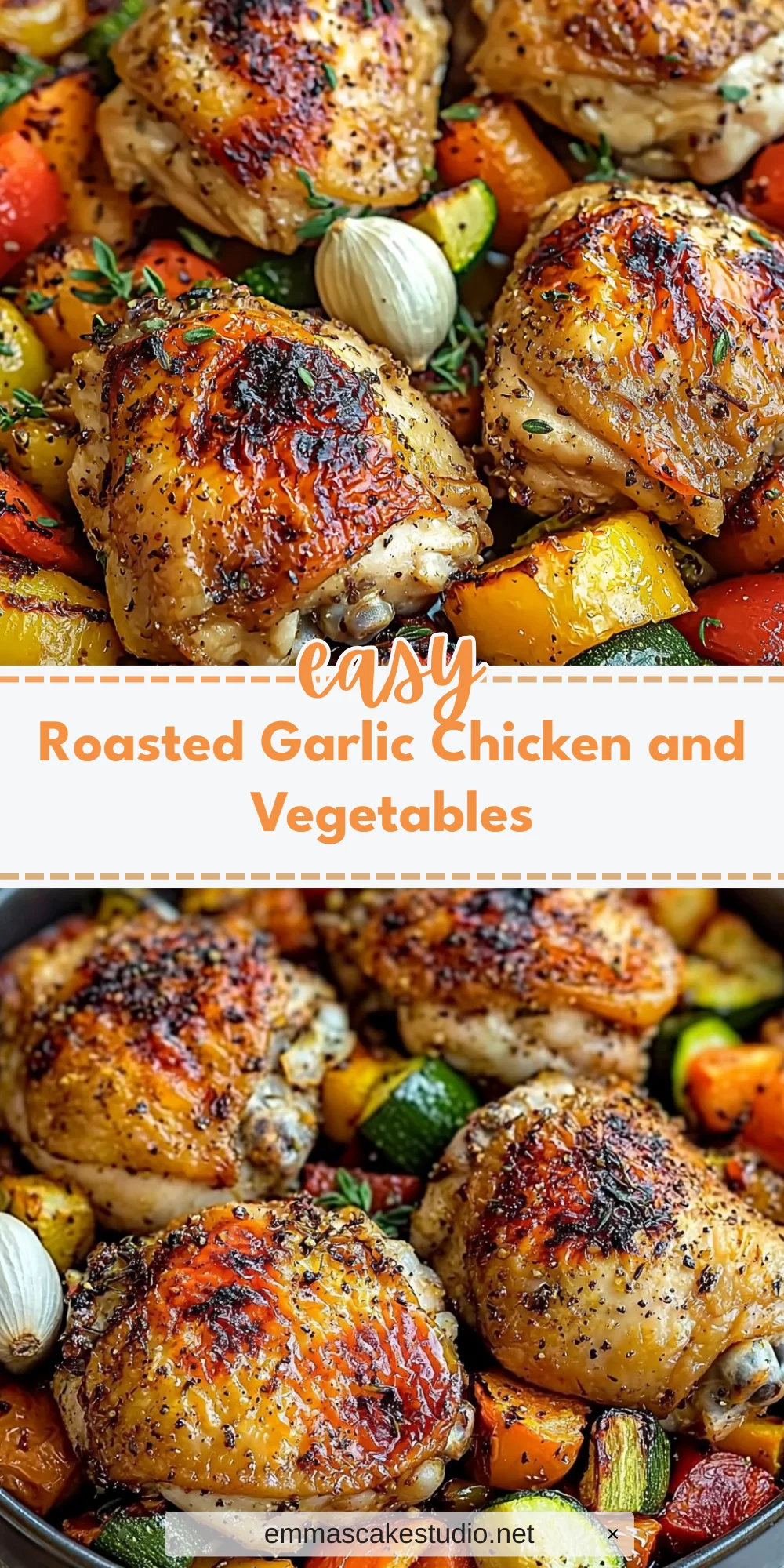 Roasted Garlic Chicken and Vegetables