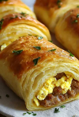 Delicious sausage egg breakfast roll-ups for a quick morning meal