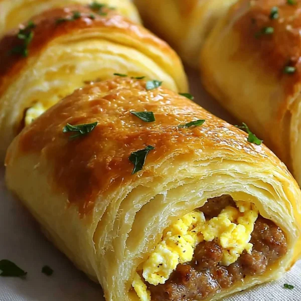 Delicious sausage egg breakfast roll-ups for a quick morning meal