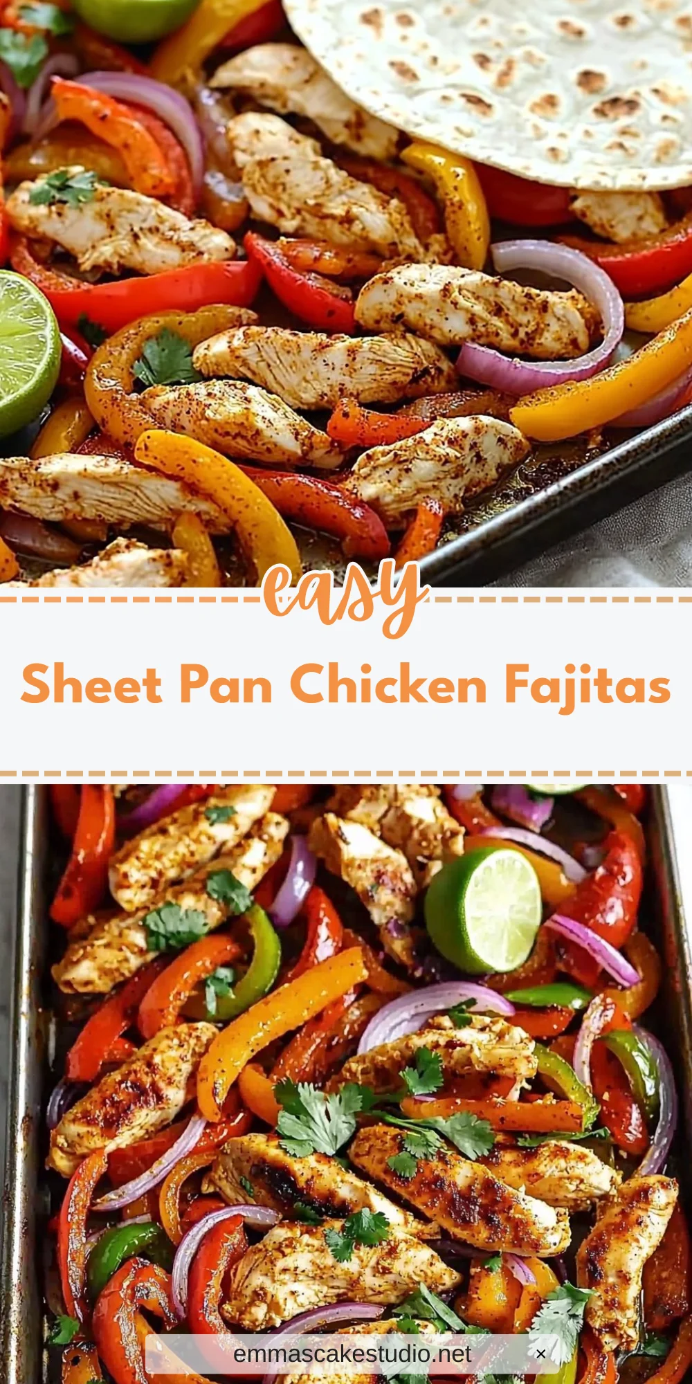Sheet Pan Chicken Fajitas