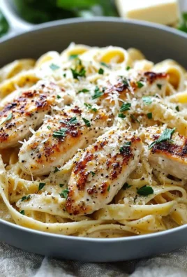 Delicious creamy garlic parmesan chicken pasta served in a bowl