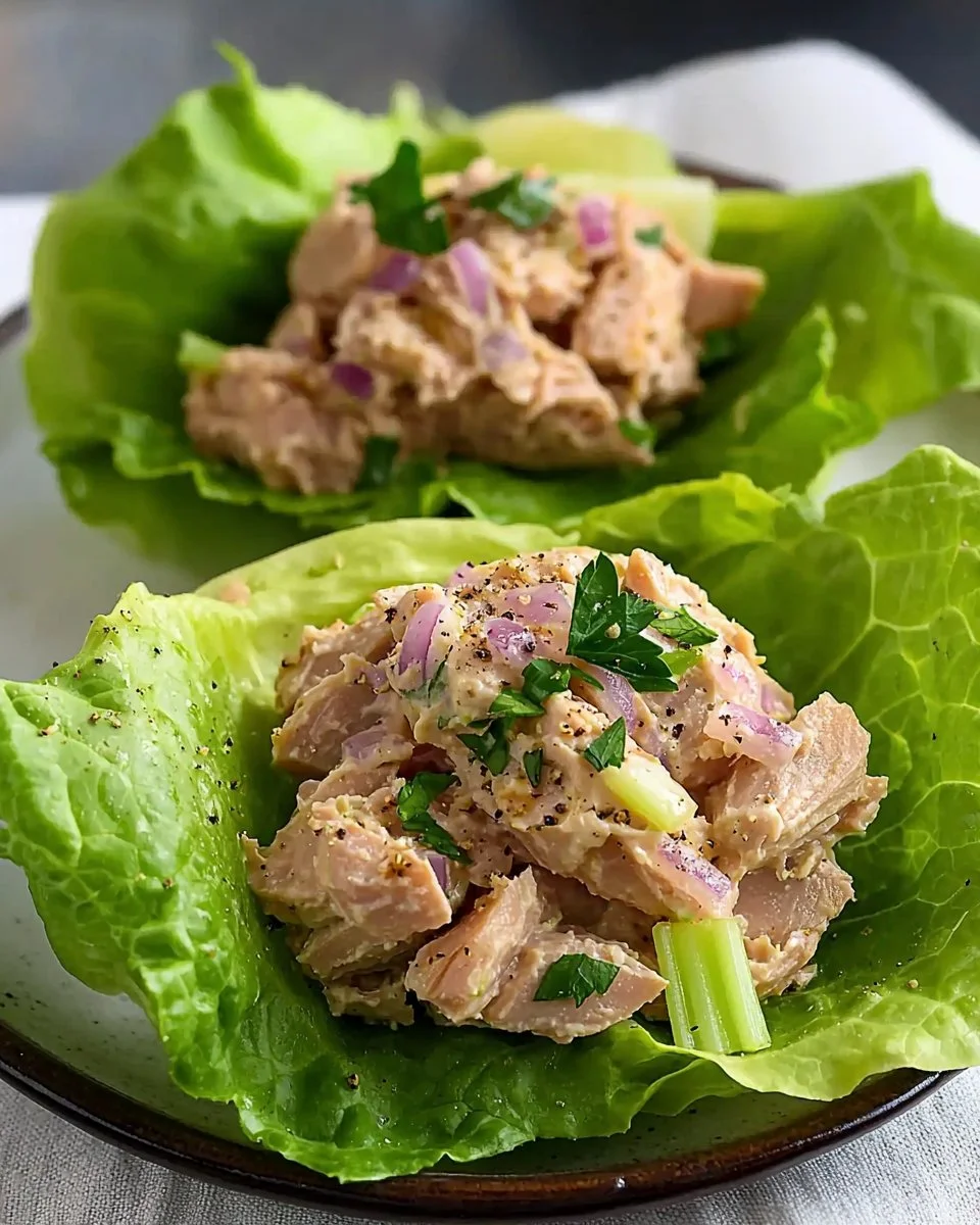 Tuna Lettuce Wraps