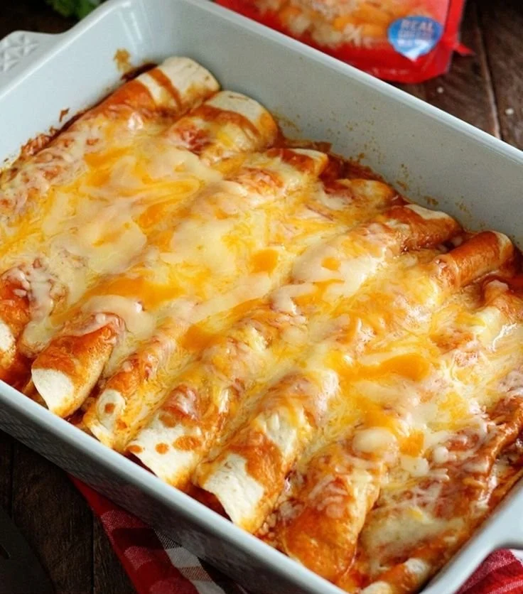 5 Ingredient Beef Enchiladas