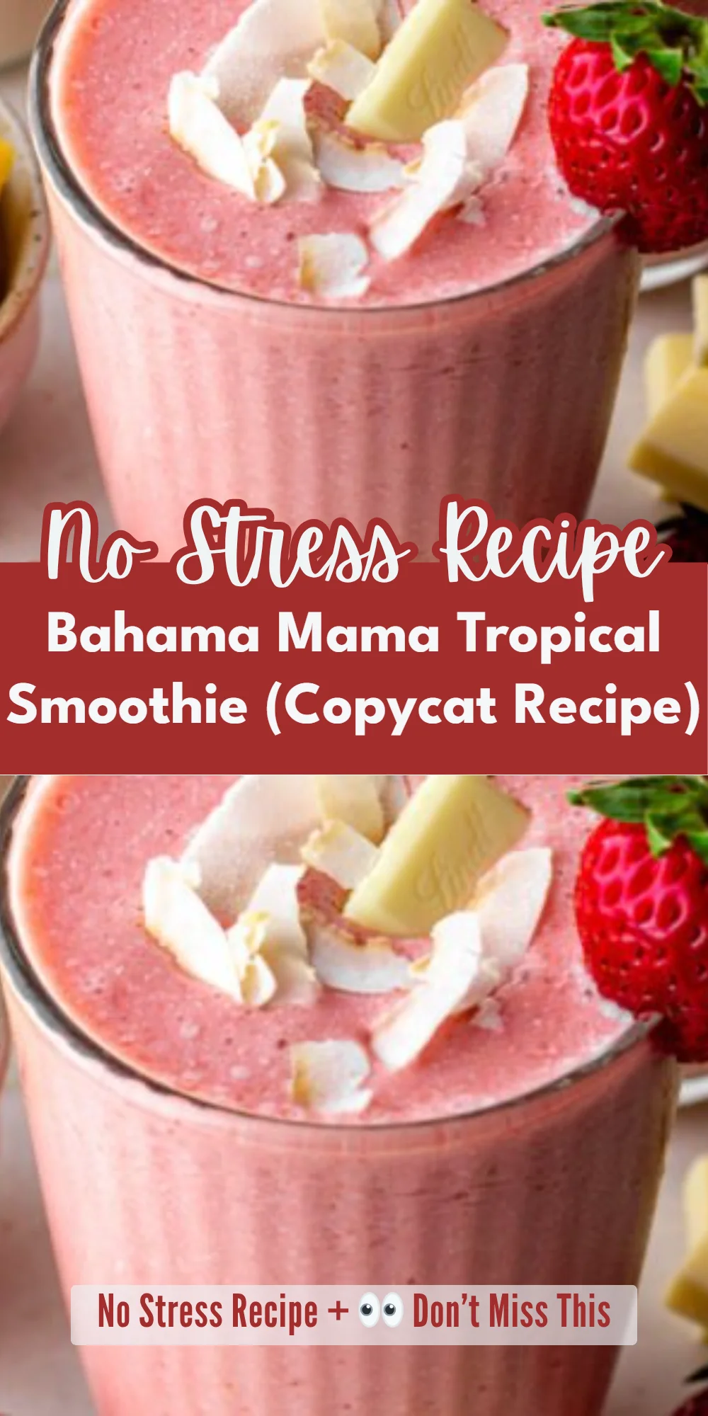 Bahama Mama Tropical Smoothie (Copycat Recipe)