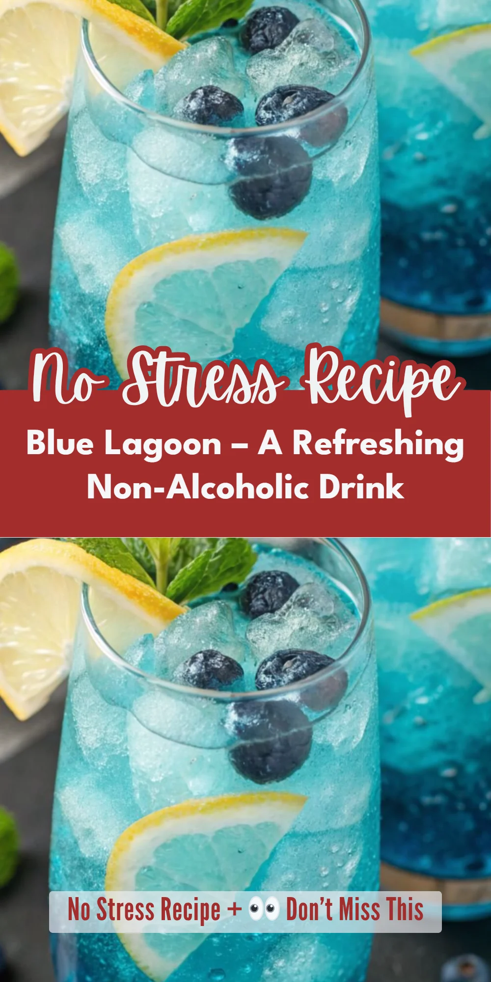 Blue Lagoon – A Refreshing Non-Alcoholic Drink