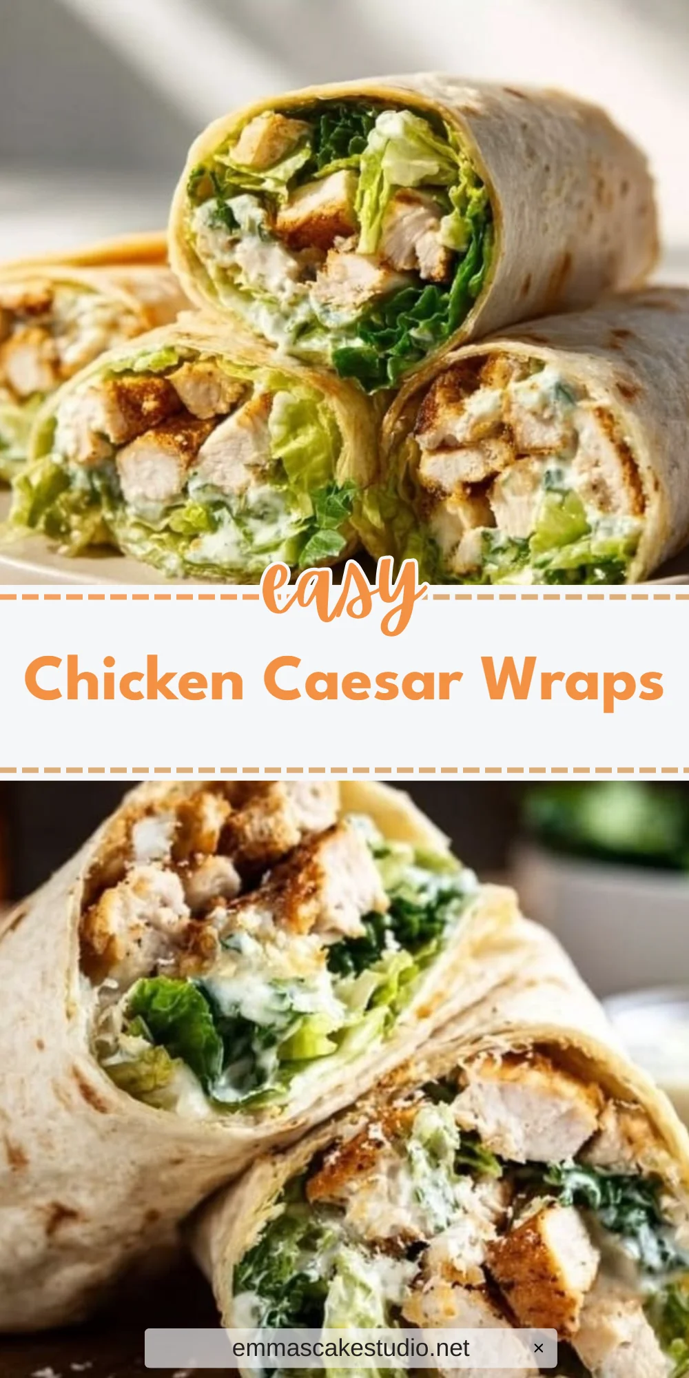 Chicken Caesar Wraps