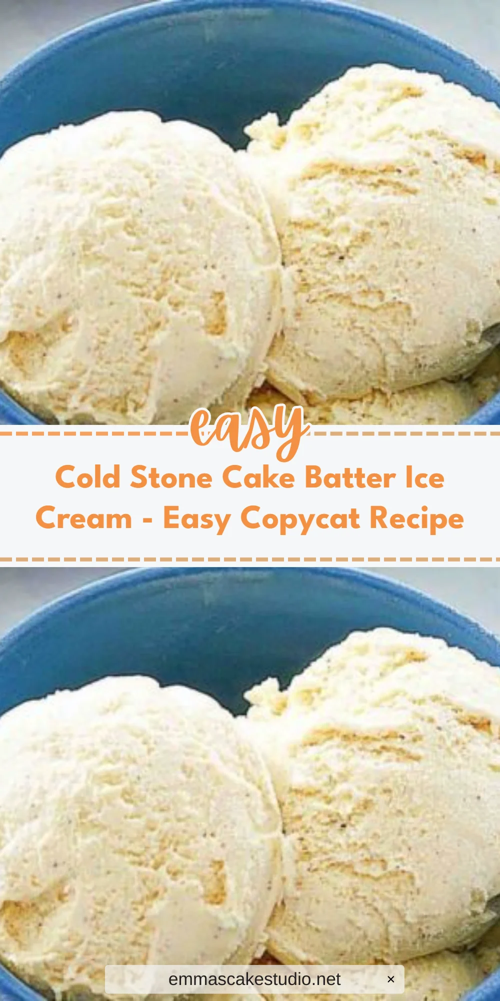 Cold Stone Cake Batter Ice Cream - Easy Copycat Recipe