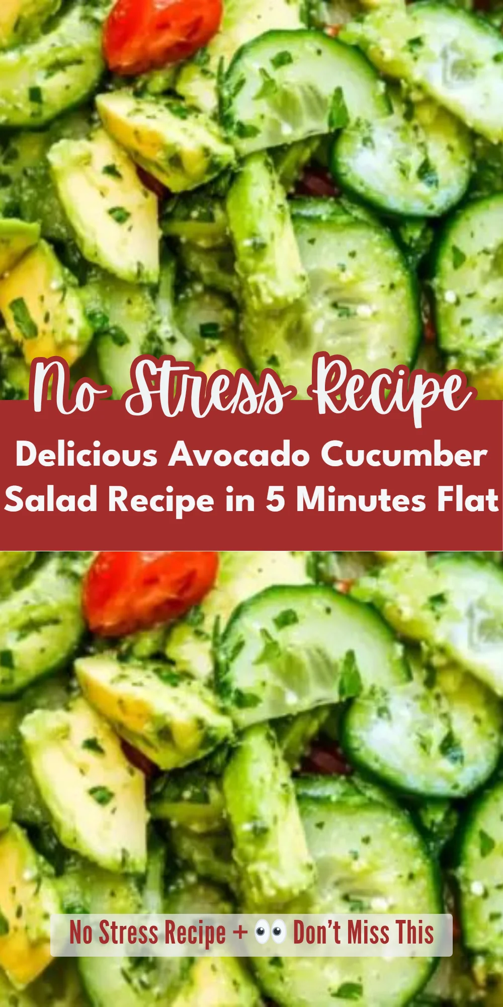 Delicious Avocado Cucumber Salad Recipe in 5 Minutes Flat