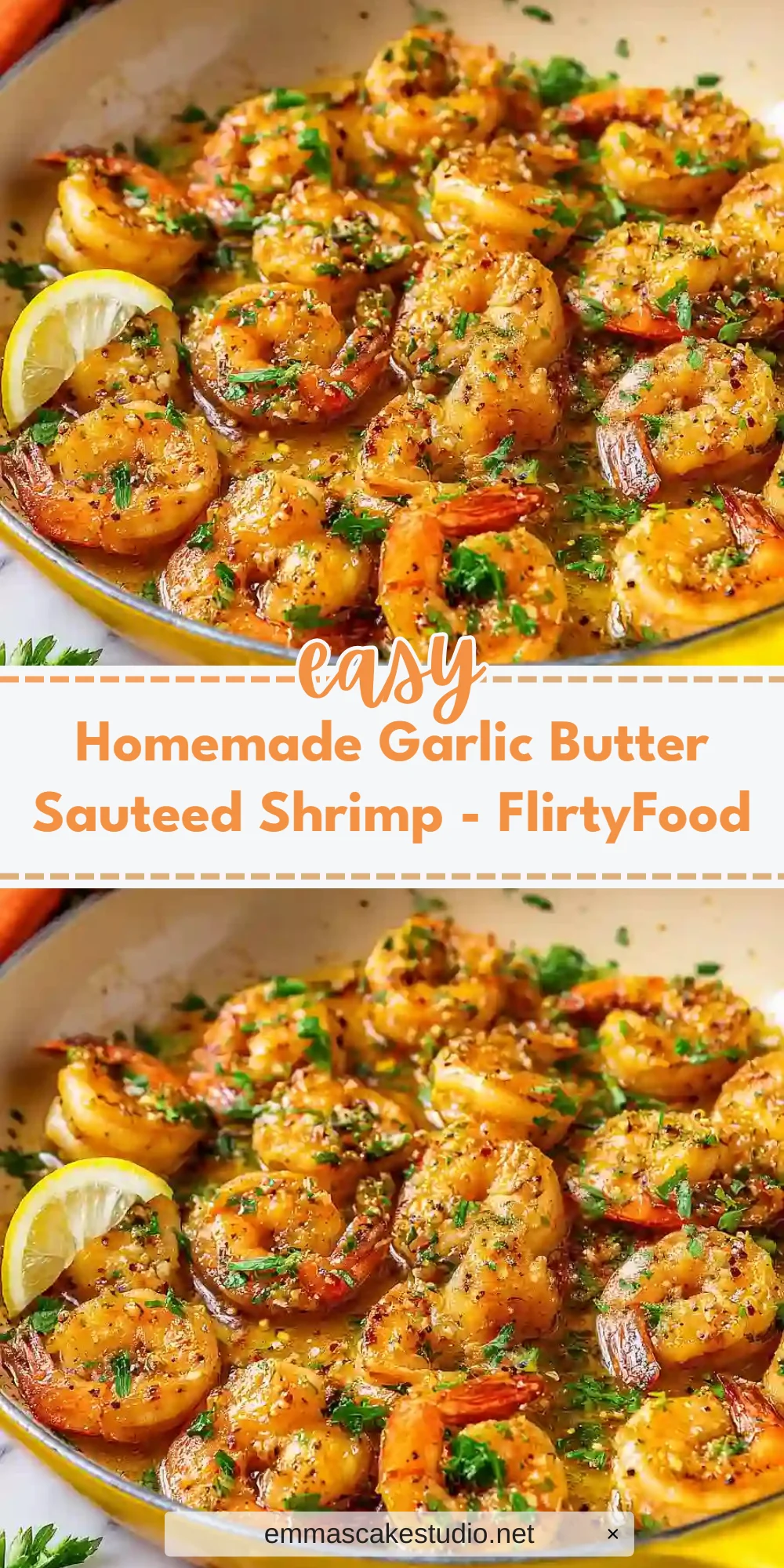 Homemade Garlic Butter Sauteed Shrimp - FlirtyFood