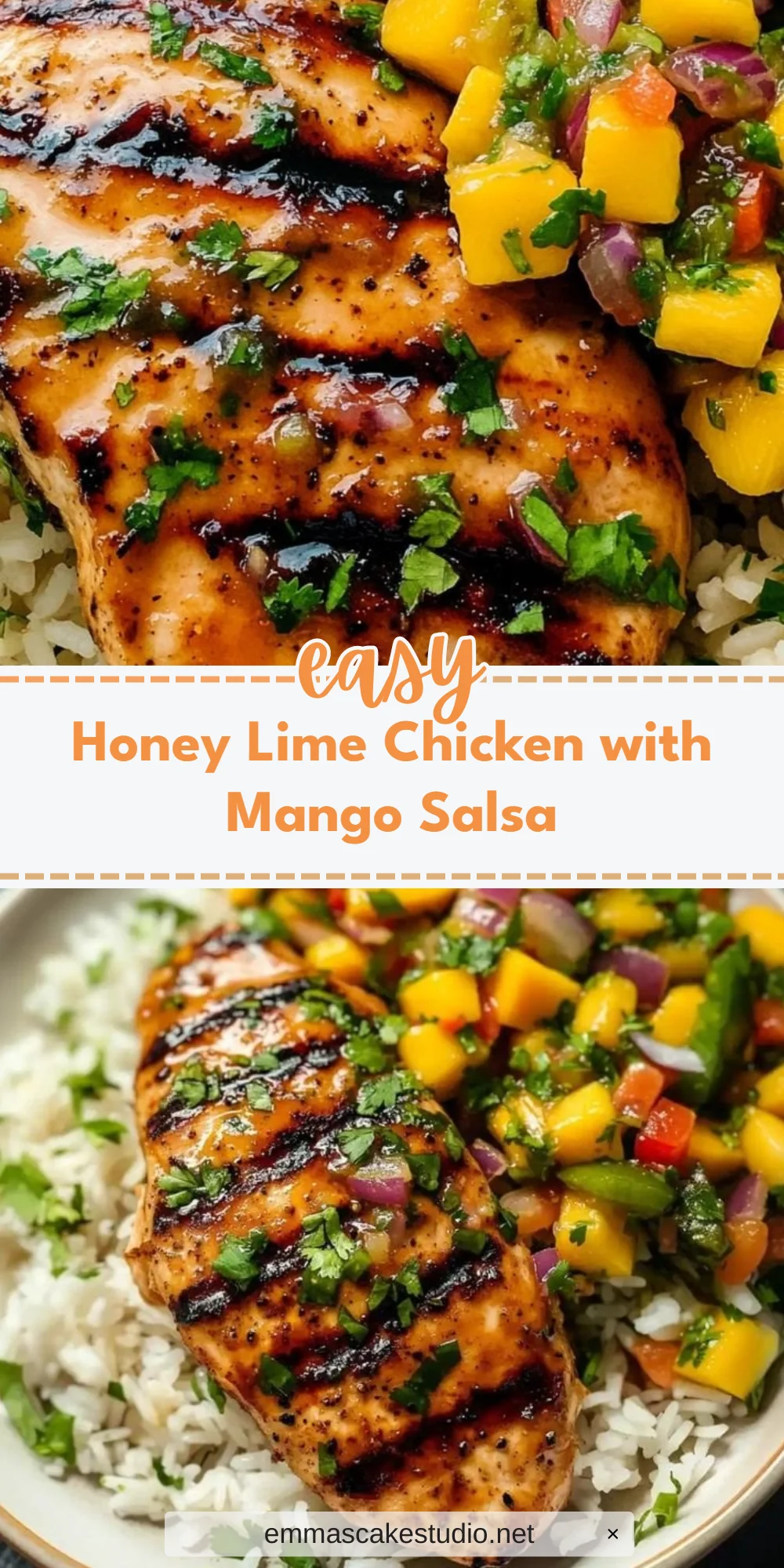 Honey Lime Chicken with Mango Salsa
