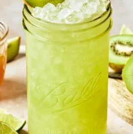 Refreshing Kiwi Citrus Homemade Gatorade recipe with natural ingredients